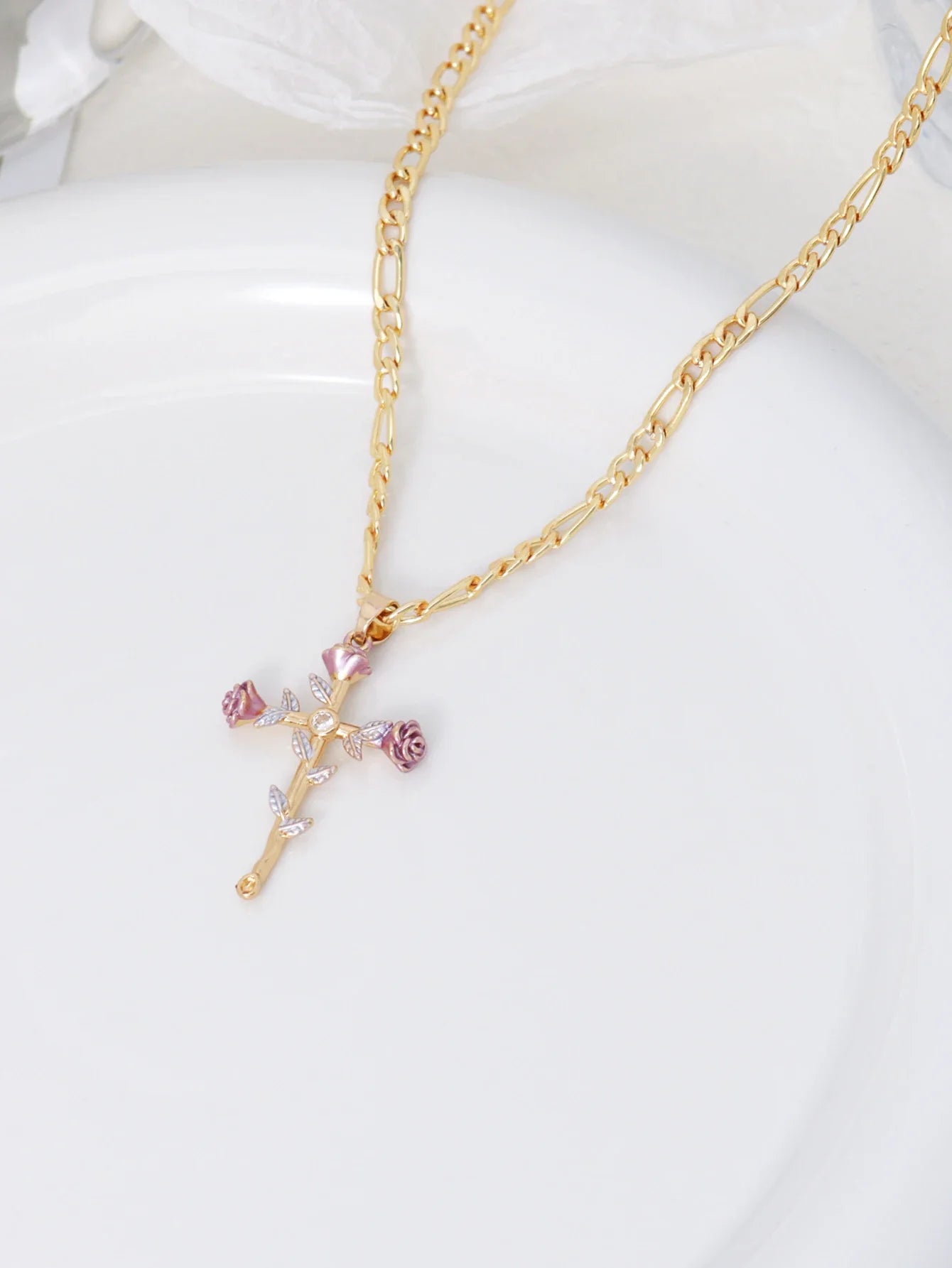 Rosalith Grace Cross Necklace