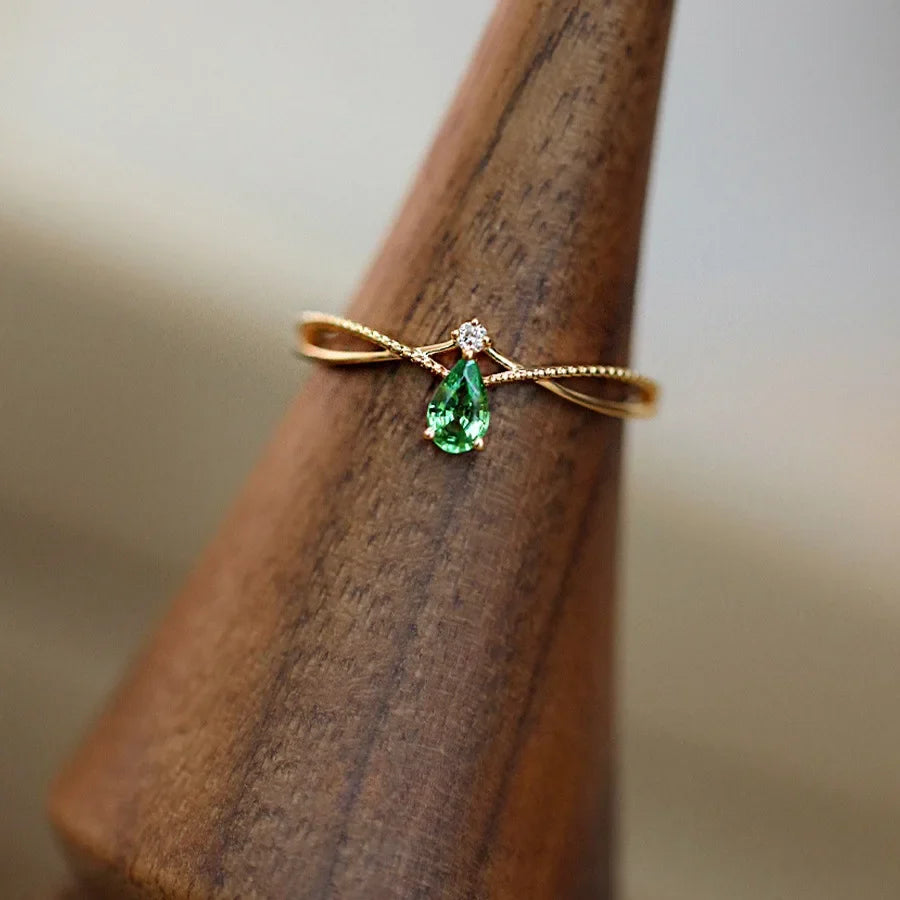 Isadora Verano Emerald Ring