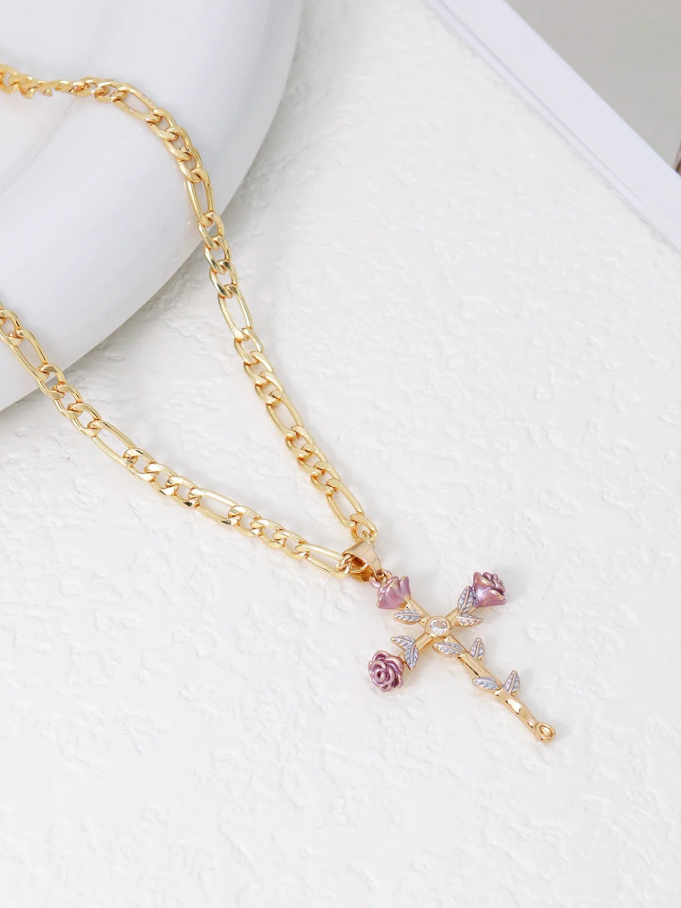 Rosalith Grace Cross Necklace