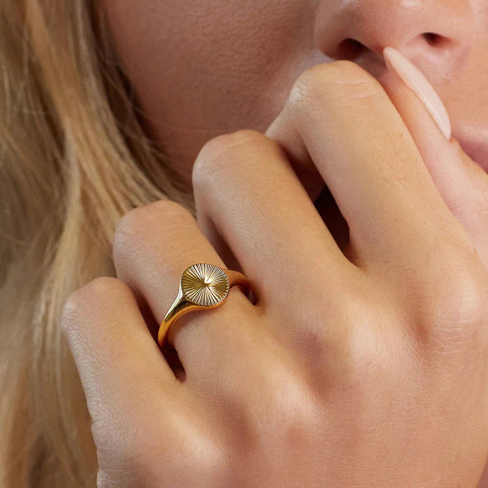 Solara Voss Sunburst Ring