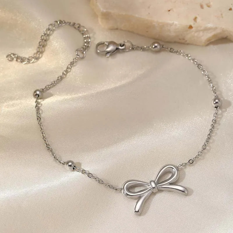Delphine Bow Charm Bracelet