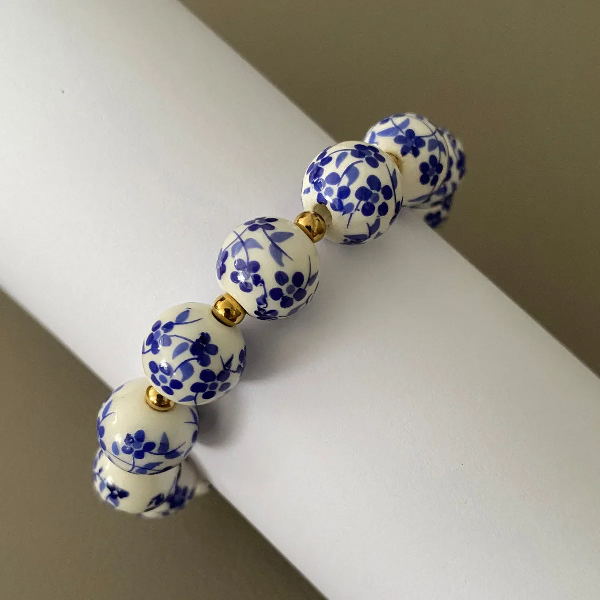 Marvain Porcelain Bead Bracelet