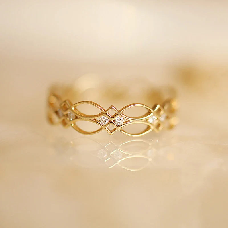 Daphne Oro Cage Ring