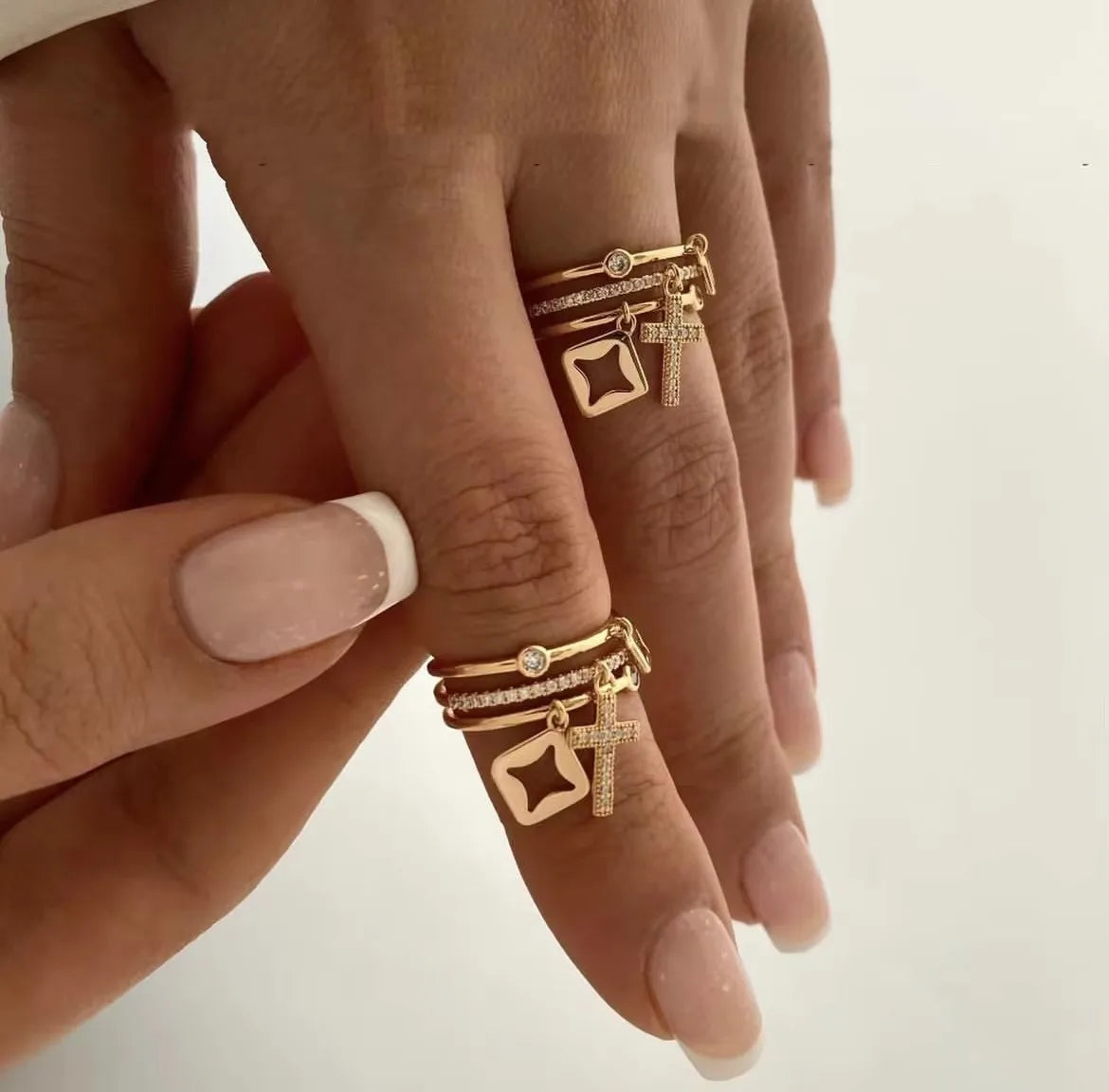 Faith and Form Charm Ring