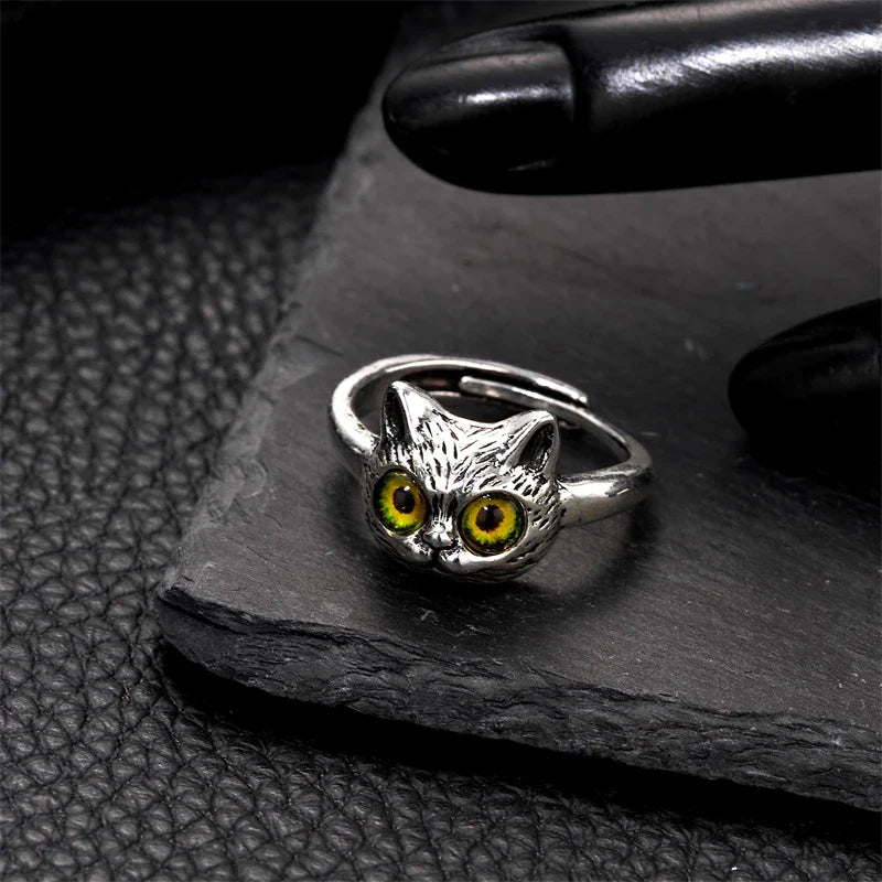 Moonlit Whisker Sterling Silver Ring