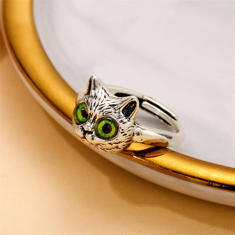 Moonlit Whisker Sterling Silver Ring