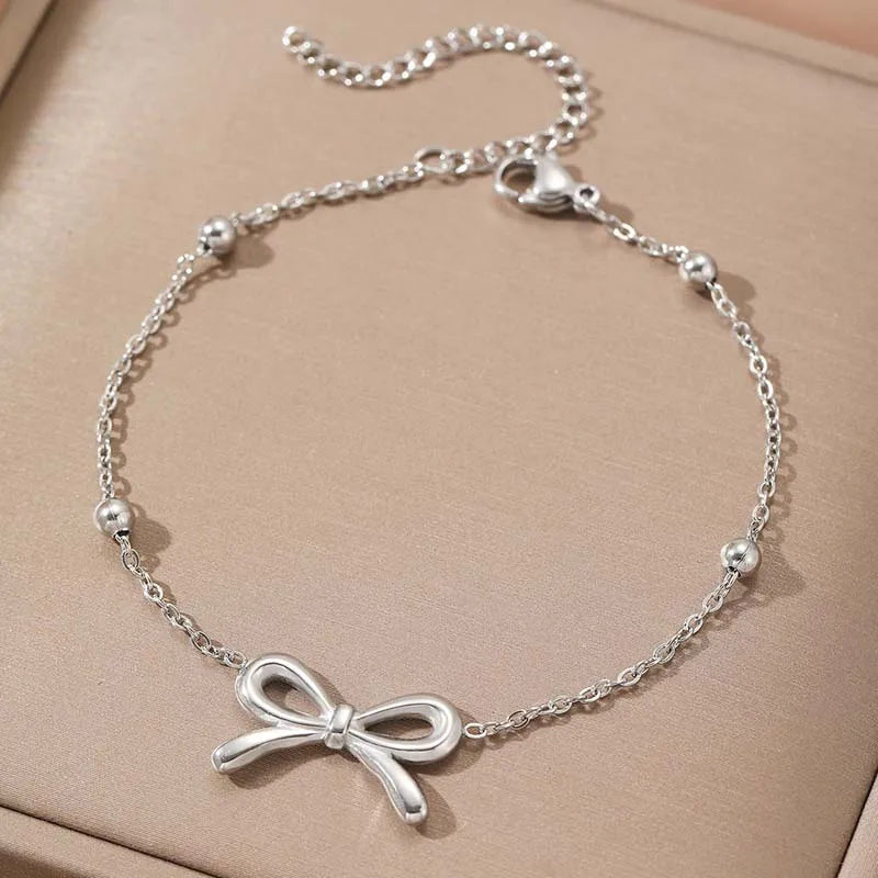 Delphine Bow Charm Bracelet