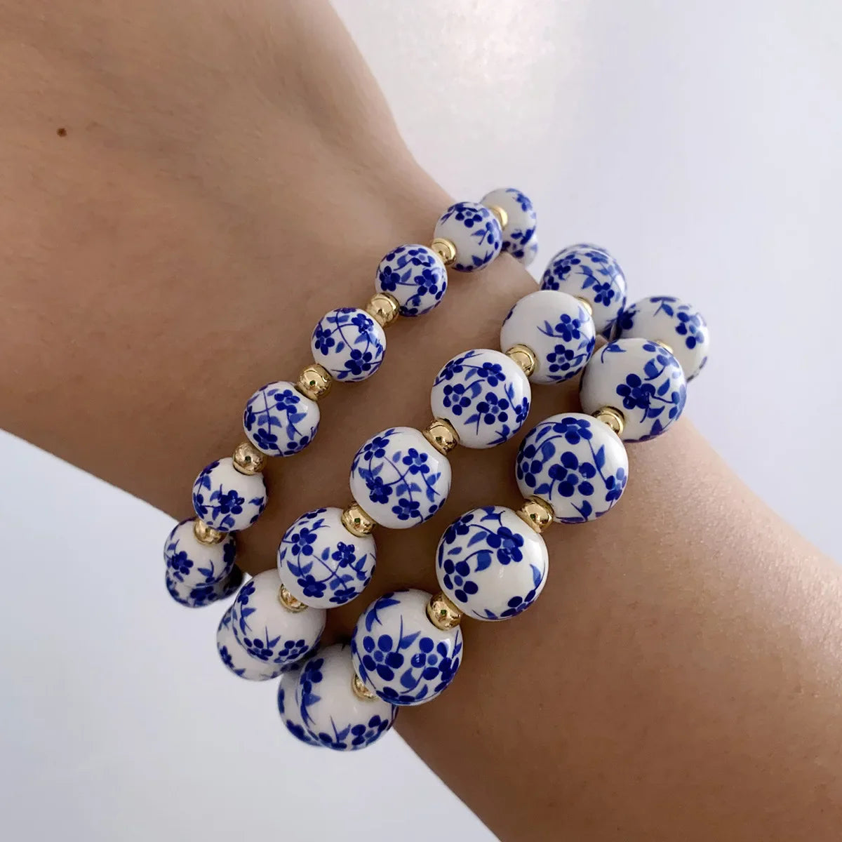 Marvain Porcelain Bead Bracelet