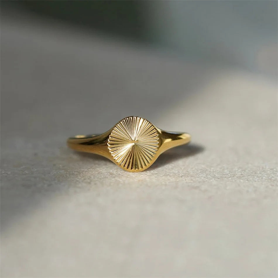 Solara Voss Sunburst Ring