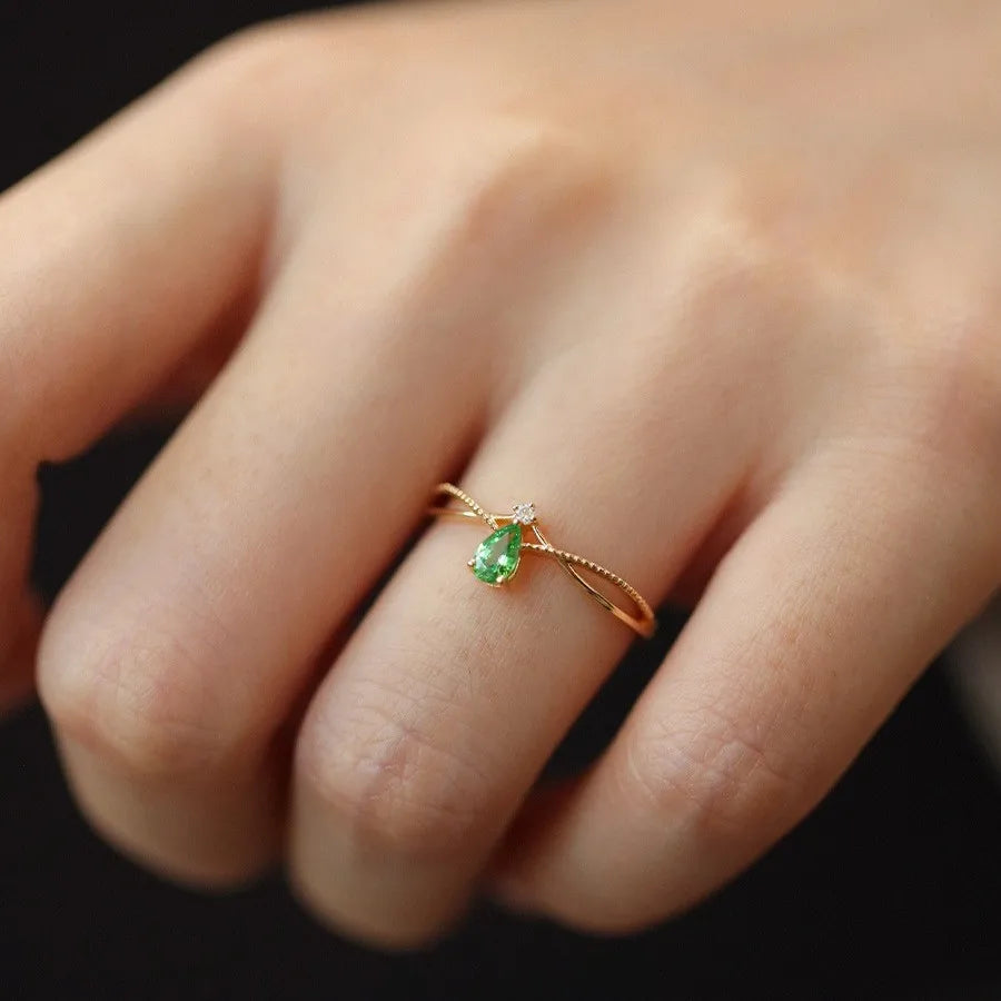 Isadora Verano Emerald Ring