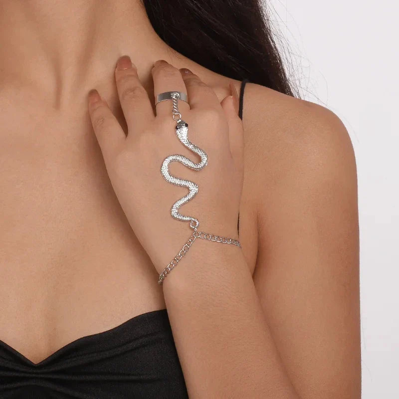 Chrome Fang Hand Chain
