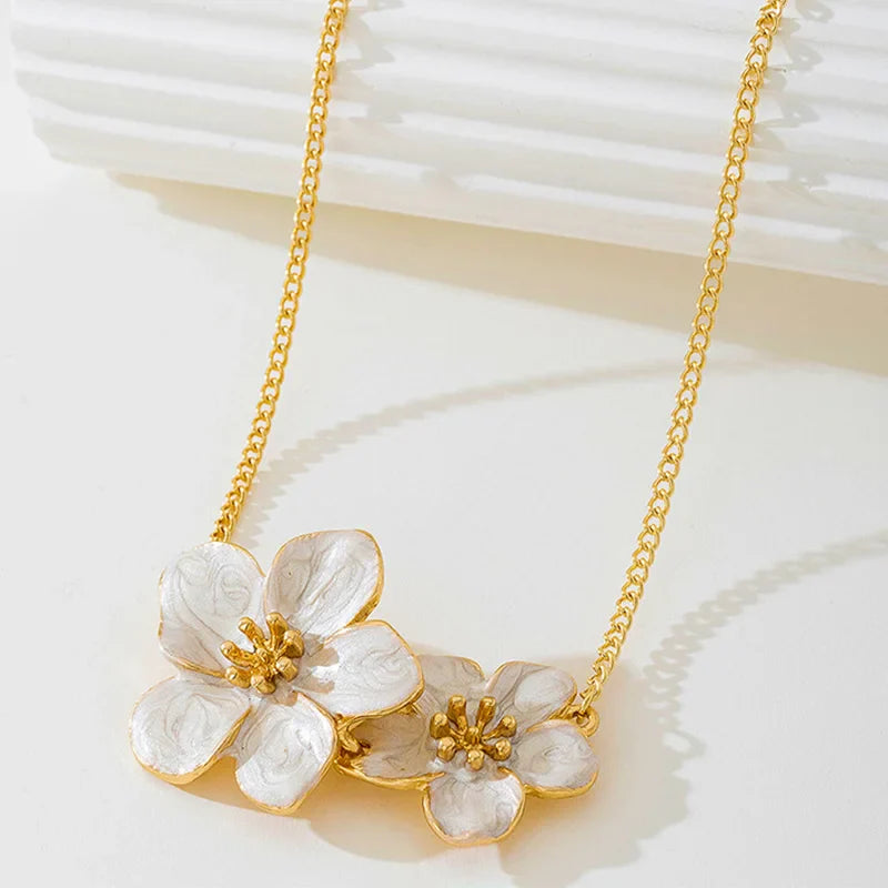 Florencia Verde Enamel Necklace