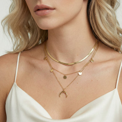 Golden Crescent Layer Set