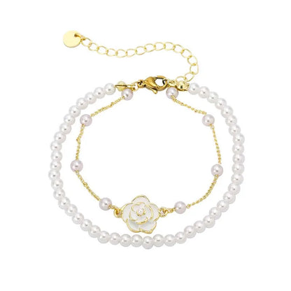 Camellia Pearl Bracelet