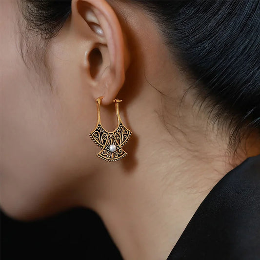 Blackthorn Scroll Earrings