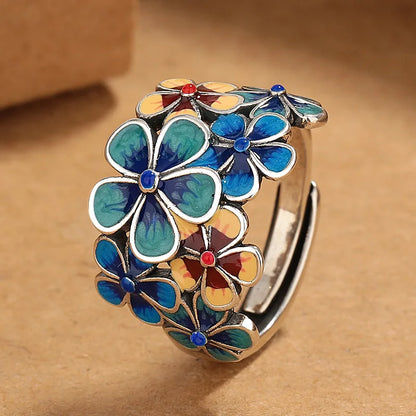 WildFlower Sterling Silver Ring