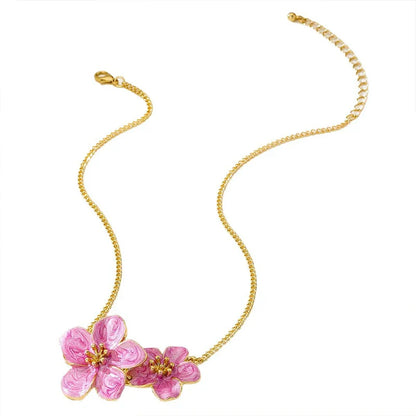Florencia Verde Enamel Necklace