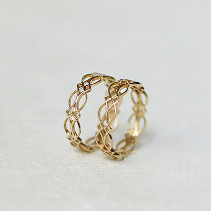Daphne Oro Cage Ring