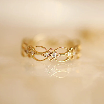 Daphne Oro Cage Ring