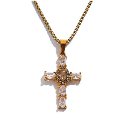 Divine Light Cross Necklace