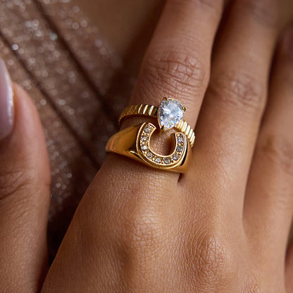 Udenza 18k Gold Plated Ring