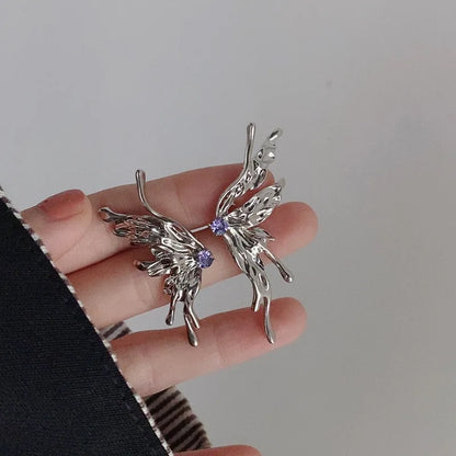 Marin Iris Butterfly Earrings
