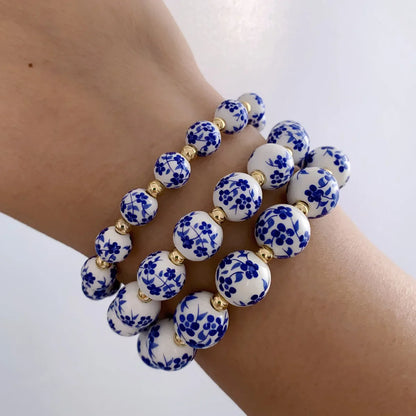 Marvain Porcelain Bead Bracelet