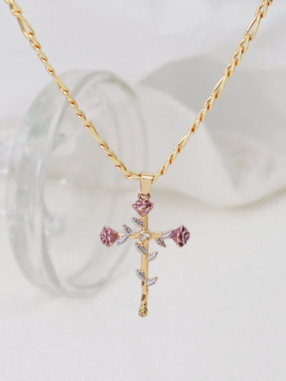 Rosalith Grace Cross Necklace