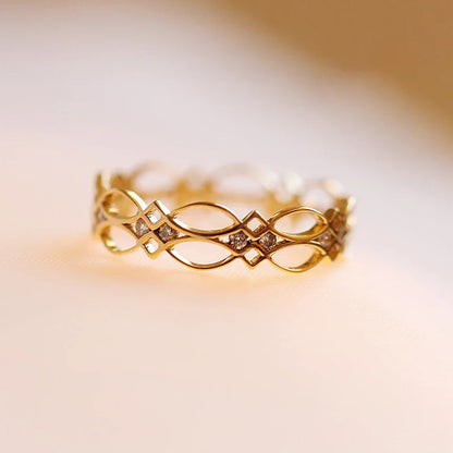 Daphne Oro Cage Ring