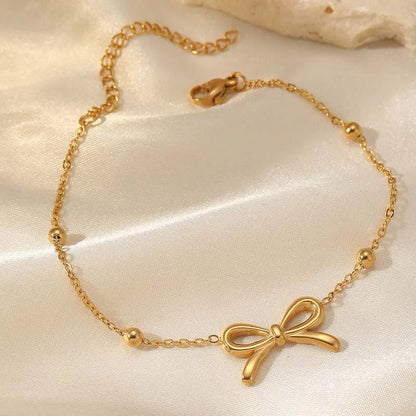 Delphine Bow Charm Bracelet