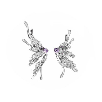 Marin Iris Butterfly Earrings