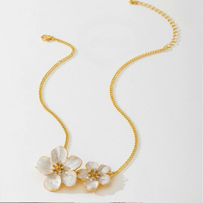 Florencia Verde Enamel Necklace